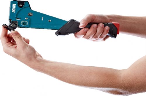 Capsator tip ciocan Novus J-055, capsare cu sarma plata, metalic